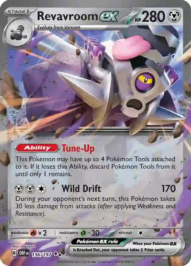 PokeDATA - Check current Pokemon card values for Revavroom